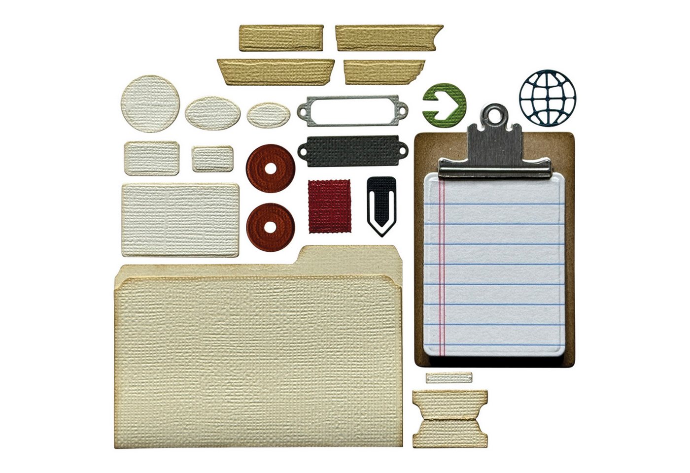 Sizzix Motivschablone Thinlits Stanzschablone 'Vault Noteworthy by Tim H, 24 Teile Sizzix Motivschablone Thinlits Stanzschablone 'Vault Noteworthy by Tim H, 24 Teile von Sizzix