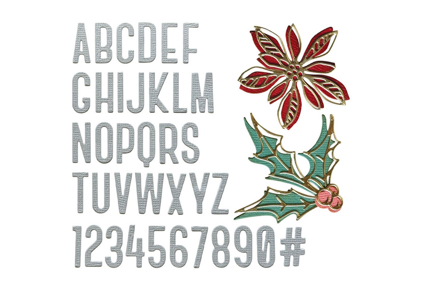 Sizzix Motivschablone Thinlits Stanzschablone Vault Seasonal Sketch by T, 43 Teile Sizzix Motivschablone Thinlits Stanzschablone Vault Seasonal Sketch by T, 43 Teile von Sizzix
