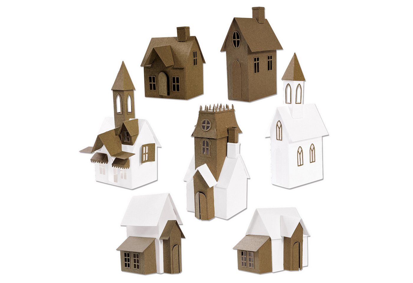 Sizzix Motivschablone Village Ceollection by Tim Holz, Verschiedene Größen Sizzix Motivschablone Village Ceollection by Tim Holz, Verschiedene Größen von Sizzix