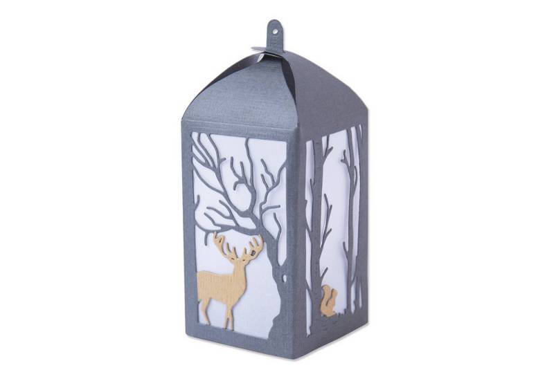 Sizzix Motivschablone Woodland Lantern, 7 Teile von Sizzix