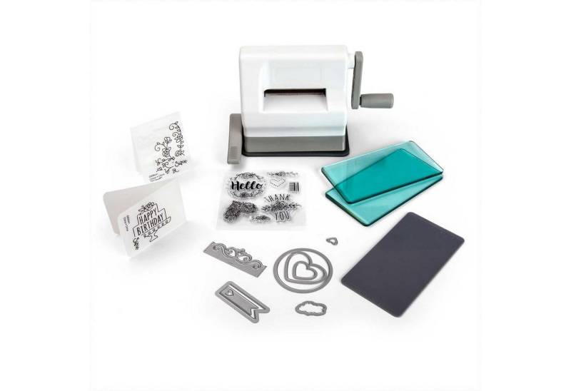 Sizzix Motivstanzer Sizzix Sidekick Starter Kit - Stanzmaschine 6,35 cm Öffnung, 22-teilig von Sizzix