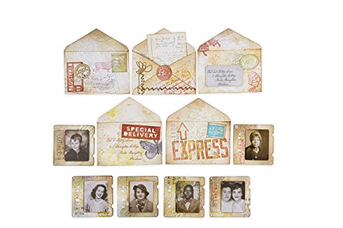 Sizzx Thinlits Stanzschablonen 54PK Probe von Tim Holtz | 665930 | Kapitel 3 2022 von Sizzix