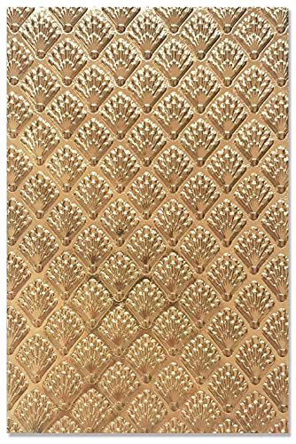 Sizzix Textured Impressions Embossing Folder-Shells by 3-D Strukturierte Eindrücke Prägeschablone-Muscheln von Jessica Scott, 664514, PP-Kunststoff, Multicolore, Einheitsgröße Sizzix Textured Impressions Embossing Folder-Shells by 3-D Strukturierte Eindrücke Prägeschablone-Muscheln von Jessica Scott, 664514, PP-Kunststoff, Multicolore, Einheitsgröße von Sizzix
