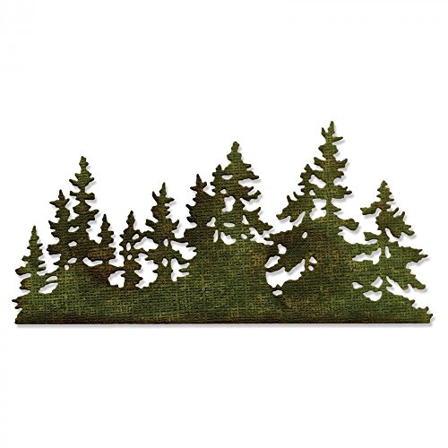 Sizzix Waldgrenze von Tim Holtz Thinlits Stanze, Stahl, mehrfarbig 19.1 x 14.4 x 0.4 cm Sizzix Waldgrenze von Tim Holtz Thinlits Stanze, Stahl, mehrfarbig 19.1 x 14.4 x 0.4 cm von Sizzix