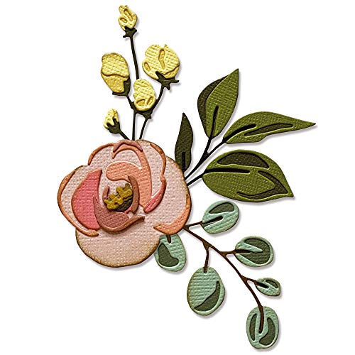 Thinlits Stanzformset, 17 Stück, Bloom Colorize von Tim Holtz von Sizzix