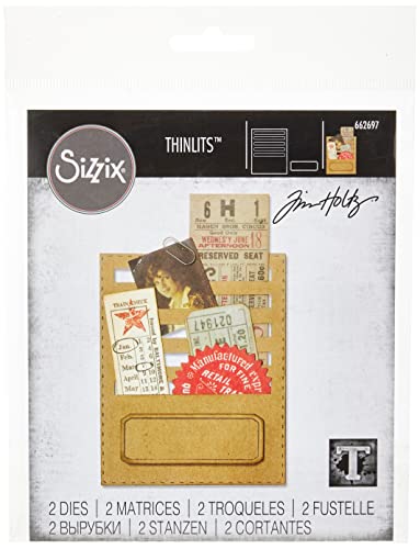 Sizzix 662697 Thinlits Stanzschablone, Stahl, Multicolour, 19 x 14.4 x 0.4 cm Sizzix 662697 Thinlits Stanzschablone, Stahl, Multicolour, 19 x 14.4 x 0.4 cm von Sizzix