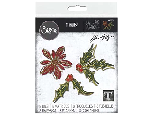 Sizzix Thinlits Stanzset für Weihnachten, saisonale Skizze von Tim Holtz von Sizzix