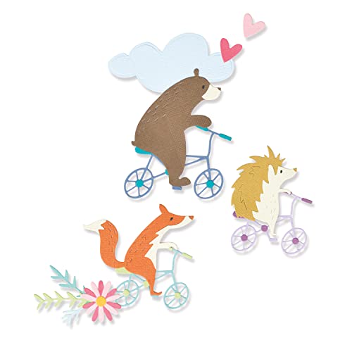 Sizzix by Chapter Thinlits Stanzschablonen-Set 11PK Joy Riders von Olivia Rose | 665888 |Kapitel 2 2022, Kunststoff Papier, multicolor, One Size von Sizzix
