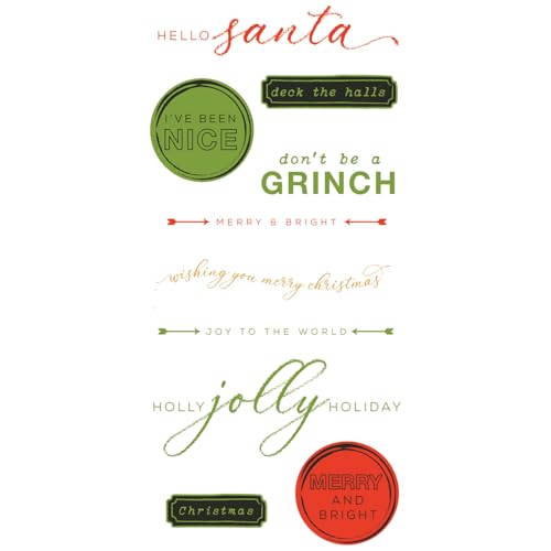 Sizzix Transparente Stempel mit Framelits Stanzschablone Jolly Sentiments von 49 and Market Sizzix Transparente Stempel mit Framelits Stanzschablone Jolly Sentiments von 49 and Market von Sizzix