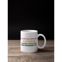 Feindselige Gebärmutterhalskrebs Tasse 330Ml | Cervix Tassen Krebs Geschenkideen Gebärmutterhalstomie Geschenke von SizzlesSuperStore