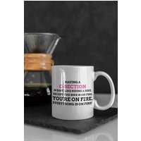 Lustige C-Section Tasse 11Oz 330Ml Kaiserschnitt Geschenke | C Abschnitt Tassen New Mom Geschenkideen von SizzlesSuperStore