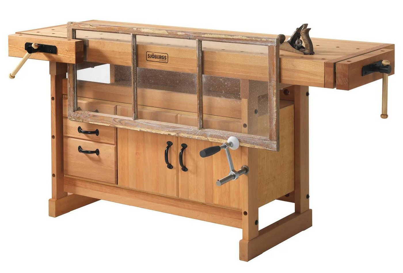 Sjöbergs Werkbank SJÖBERGS Hobelbank Scandi 1825 mit Unterschrank SM07 aus Buche Sjöbergs Werkbank SJÖBERGS Hobelbank Scandi 1825 mit Unterschrank SM07 aus Buche von Sjöbergs