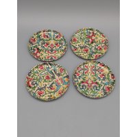 4Er-Set Vintage Glasuntersetzer Metall 70/80 Er Jahre Retro 4Er-Set Vintage Glasuntersetzer Metall 70/80 Er Jahre Retro von SkadivonWinterfeld