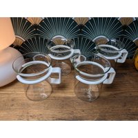 Bodum Picard Teegläser Weiss Schweiz 80Er Jahre Space Age Teetasse, Star Trek Captain Set Mit 4 Gläsern Bodum Picard Teegläser Weiss Schweiz 80Er Jahre Space Age Teetasse, Star Trek Captain Set Mit 4 Gläsern von SkadivonWinterfeld