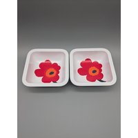 Marimekko Rote Blume Müslischale Finnland , Melanin Marimekko Rote Blume Müslischale Finnland , Melanin von SkadivonWinterfeld