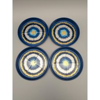 Vintage Untersetzer 70Er Jahre 4 Blaue Coasters Metall Retro Anita Wangel Design Glasuntersetzer Vintage Untersetzer 70Er Jahre 4 Blaue Coasters Metall Retro Anita Wangel Design Glasuntersetzer von SkadivonWinterfeld