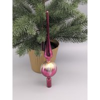 Weihnachtsspitze Baumspitze Glas Baumschmuck~ Alter Sammlerschmuck ~ Christbaumschmuck Weihnachtschmuck Vintage von SkadivonWinterfeld