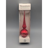 Weihnachtsspitze Baumspitze Glas Baumschmuck~ Alter Sammlerschmuck ~ Christbaumschmuck Weihnachtschmuck Vintage von SkadivonWinterfeld