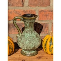 stein Keramik Jopeko Vase/Krug in Braungrün Und Türkis, 20 70 Made Germany Fat Lava von SkadivonWinterfeld