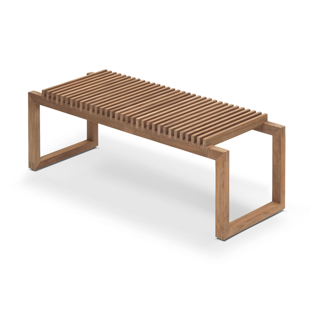 Skagerak - Cutter - Gartenbank aus FSC-zertifiziertem Teak - 120 cm von Skagerak by Fritz Hansen