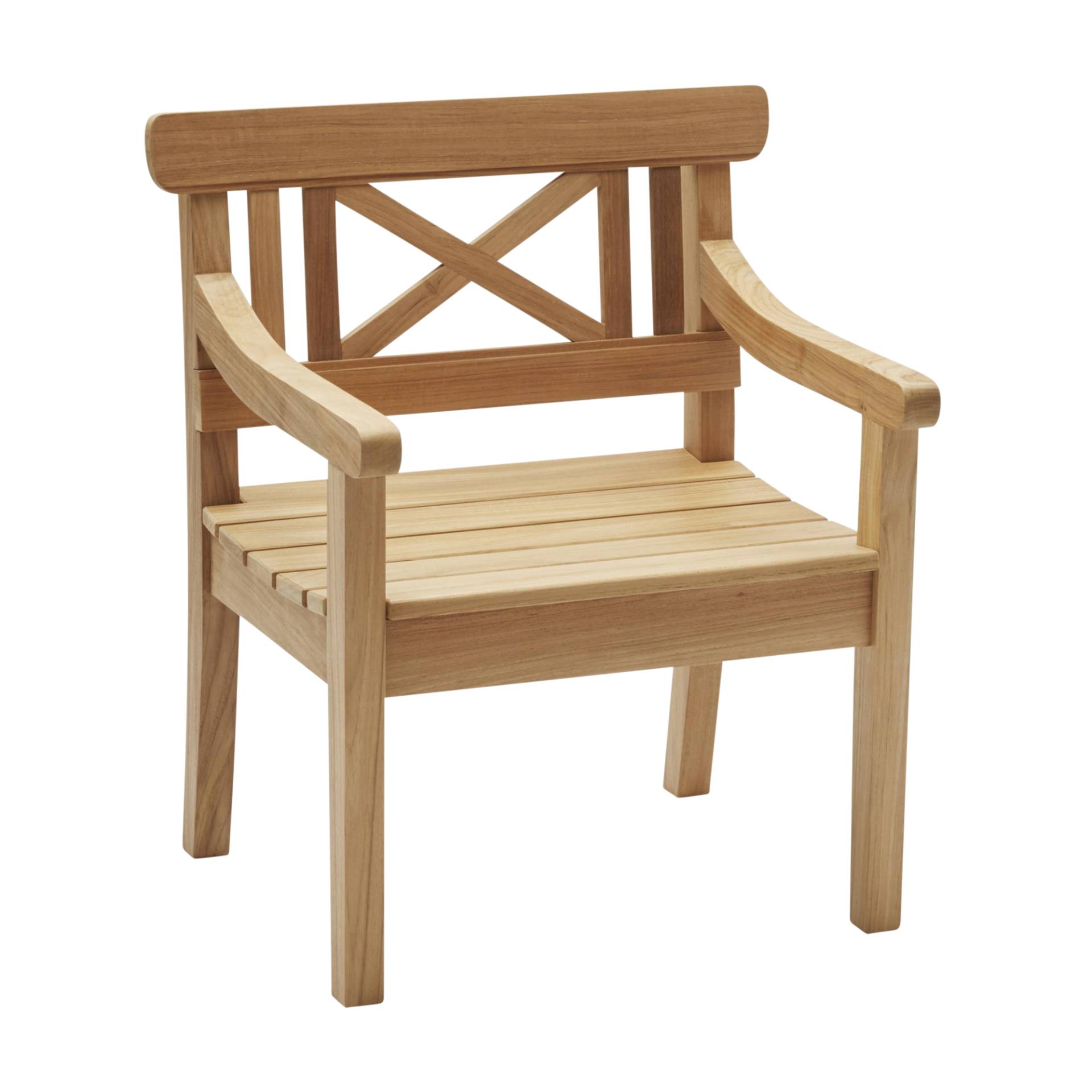 Fritz Hansen - Skagerak - Skagerak Drachmann Gartenarmlehnstuhl - teak/HxBxT 86x73x58cm von Fritz Hansen - Skagerak