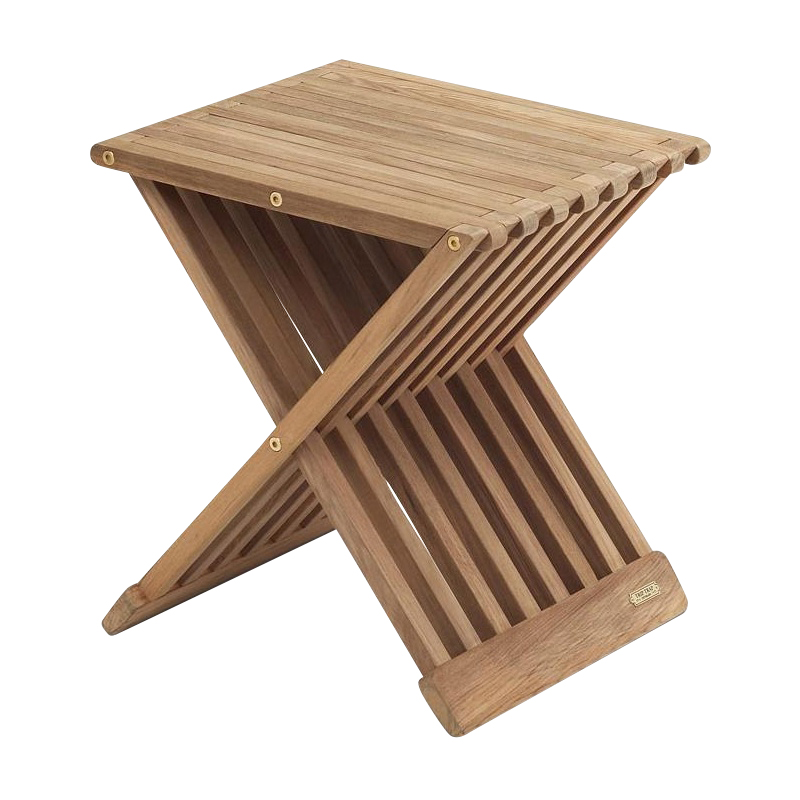 Fritz Hansen - Skagerak - Skagerak Fionia Klapphocker - teak/40x33,5x44cm von Fritz Hansen - Skagerak