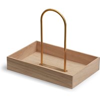 Fritz Hansen - Skagerak Norr Tablett-Box, eiche / messing von Fritz Hansen (Skagerak)