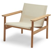 Fritz Hansen - Skagerak Pelago Lounge Stuhl, Teak / sand von Fritz Hansen (Skagerak)