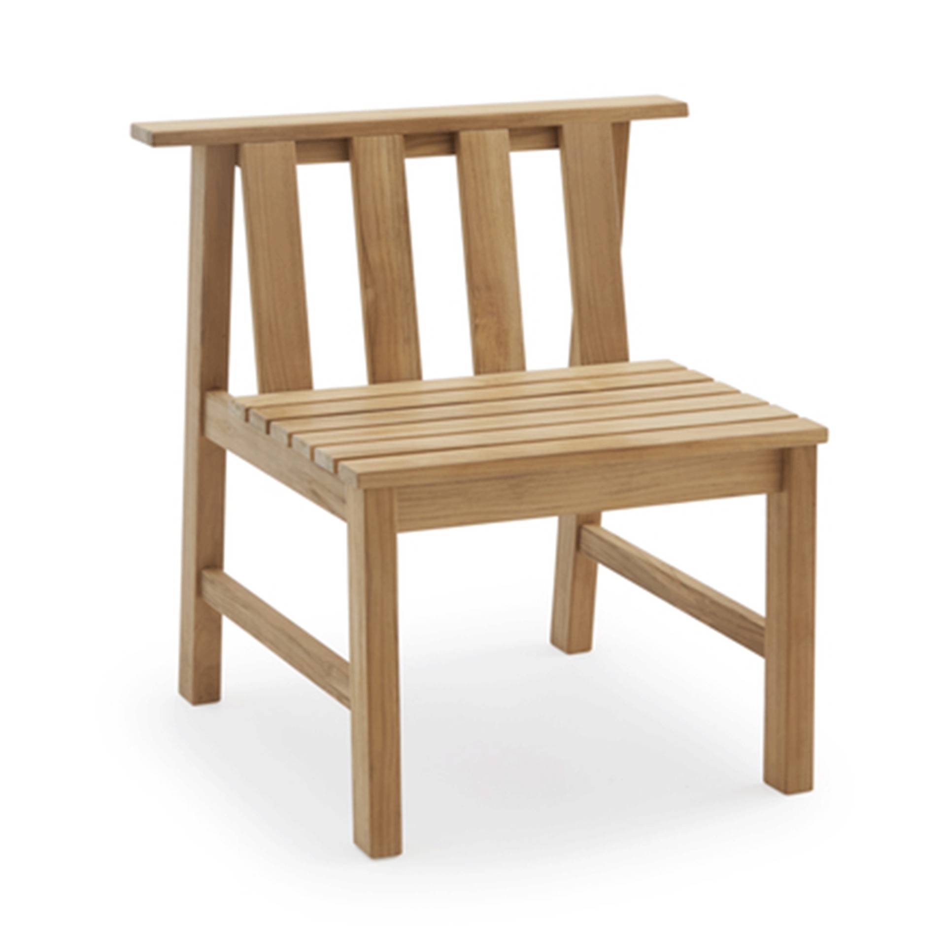 Fritz Hansen - Skagerak - Plank Gartenstuhl - teak/LxBxH 58x69,5x77cm von Fritz Hansen - Skagerak