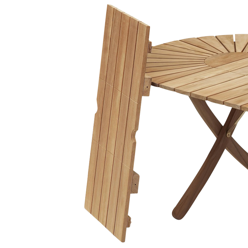 Fritz Hansen - Skagerak - Skagerak Selandia Gartentisch Zusatzplatte 50cm - teak/LxBxH 100x50x5.5cm von Fritz Hansen - Skagerak