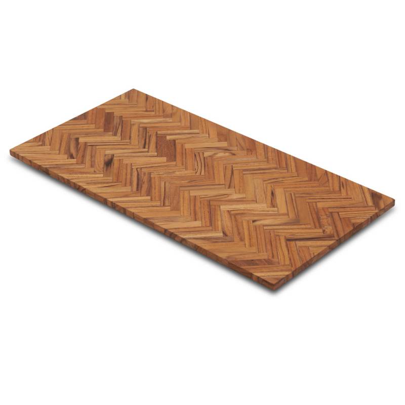 Skagerak - Sild Tray - Schneidebrett aus Teak mit Fischgräten-Muster von Skagerak by Fritz Hansen