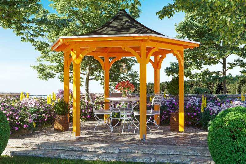 6-Eck Pavillon Versailles von Skan Holz