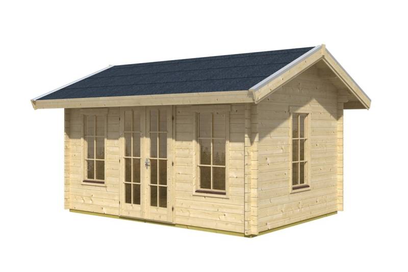 Skan Holz 70 mm Blockbohlenhaus Montreal 2-Basisdach von Skan Holz