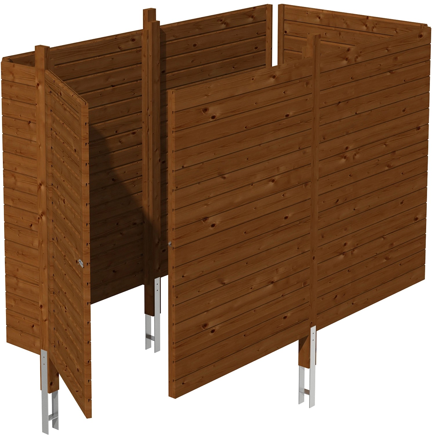 Skan Holz Abstellraum C1 314 x 164 cm Profilschalung Nussbaum Skan Holz Abstellraum C1 314 x 164 cm Profilschalung Nussbaum von Skan Holz