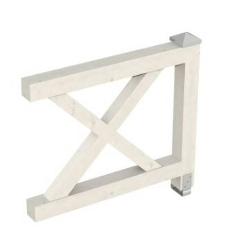 Skan Holz Brüstung Andreaskreuz zu Pavillon Cannes / Orleans-Größe 5,weiß Skan Holz Brüstung Andreaskreuz zu Pavillon Cannes / Orleans-Größe 5,weiß von Skan Holz