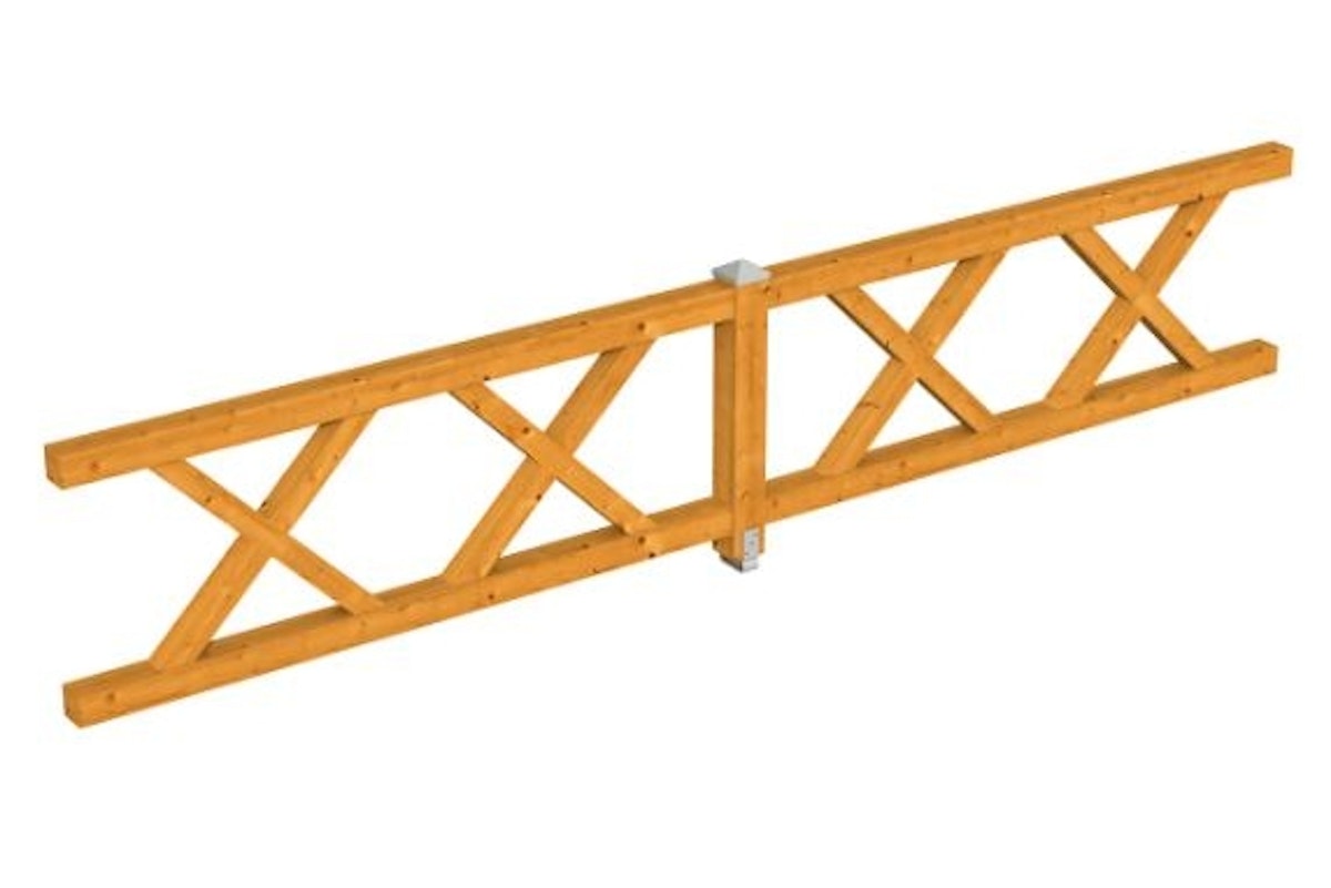 Skan Holz Brüstung Andreaskreuz zu Pavillon Cannes / Orleans-Größe 4, eiche hell Skan Holz Brüstung Andreaskreuz zu Pavillon Cannes / Orleans-Größe 4, eiche hell von Skan Holz