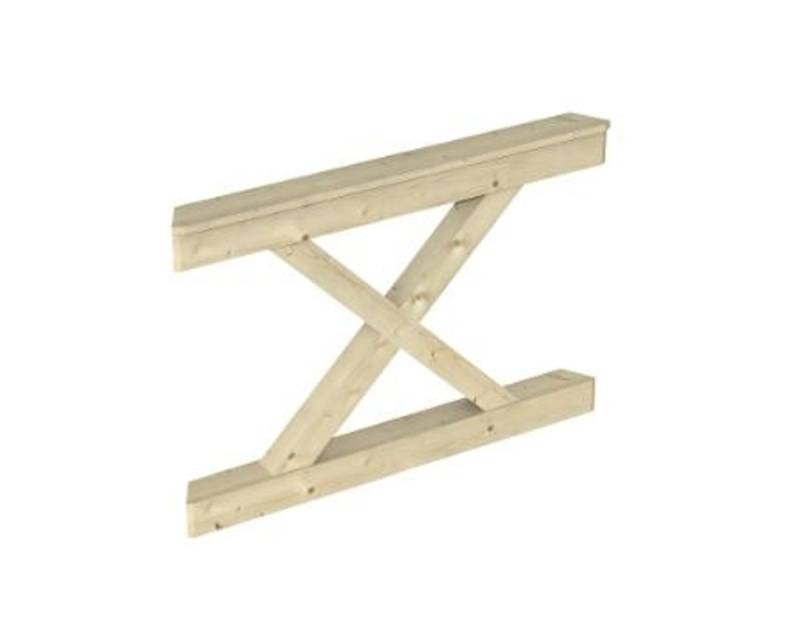 Skan Holz Brüstung Andreaskreuze zu Pavillon Nancy-Größe 1, farblich unbehandelt Skan Holz Brüstung Andreaskreuze zu Pavillon Nancy-Größe 1, farblich unbehandelt von Skan Holz