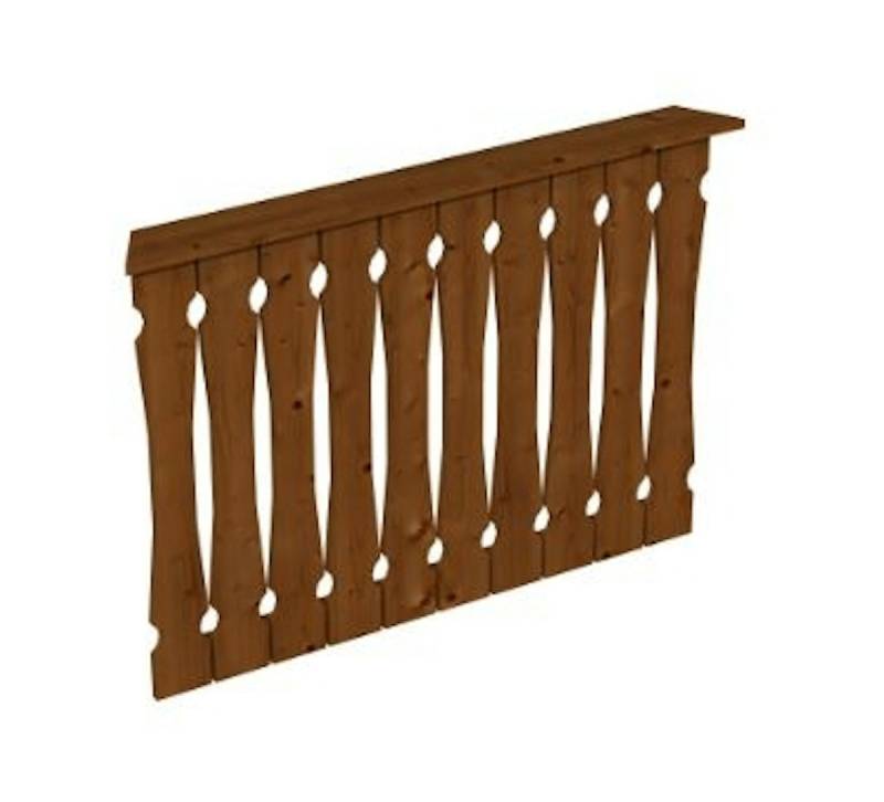 Skan Holz Brüstung Balkonschalung zu Pavillon Nancy-Größe 1, nussbaum Skan Holz Brüstung Balkonschalung zu Pavillon Nancy-Größe 1, nussbaum von Skan Holz