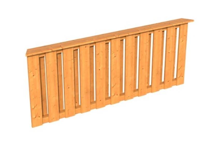 Skan Holz Brüstung Deckelschalung zu Pavillion Lyon-Größe 3 naturbelassen Skan Holz Brüstung Deckelschalung zu Pavillion Lyon-Größe 3 naturbelassen von Skan Holz