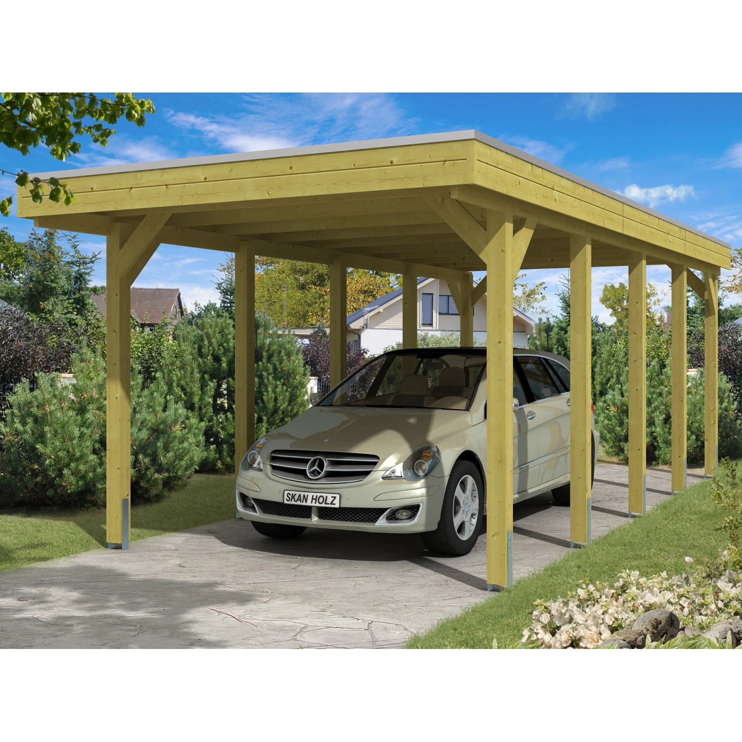 Skan Holz Carport Friesland 314 cm x 708 cm Skan Holz Carport Friesland 314 cm x 708 cm von Skan Holz