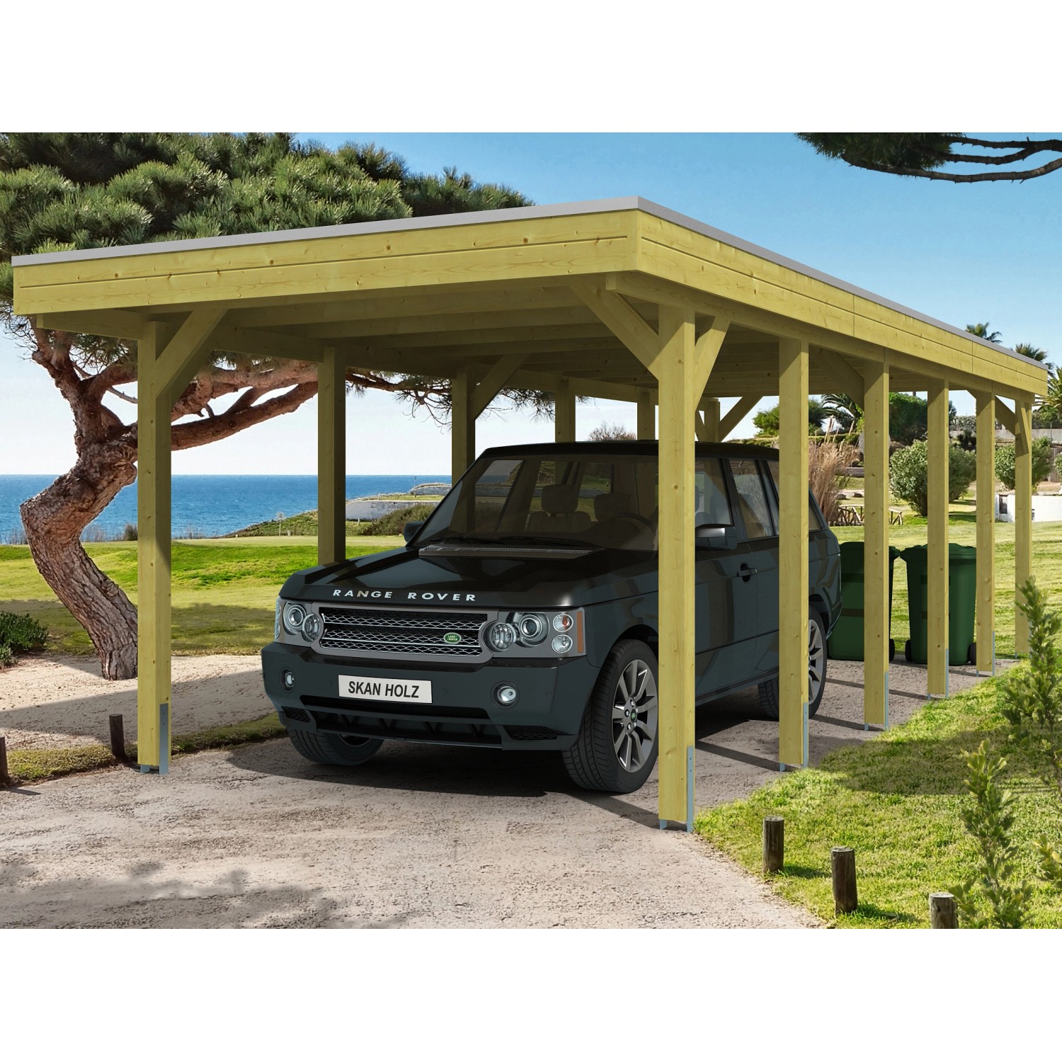 Skan Holz Carport Friesland 314 cm x 860 cm Skan Holz Carport Friesland 314 cm x 860 cm von Skan Holz