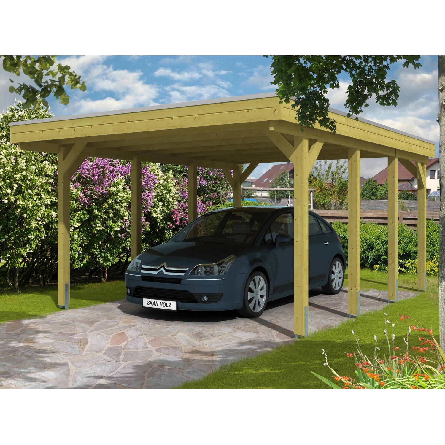 Skan Holz Carport Friesland 397 cm x 555 cm Skan Holz Carport Friesland 397 cm x 555 cm von Skan Holz
