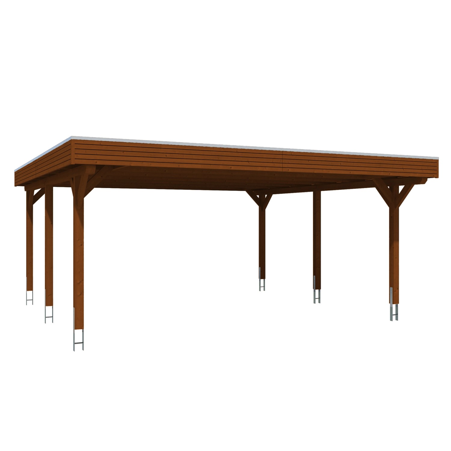 Skan Holz Carport Spessart 611 x 604 cm Nuss Skan Holz Carport Spessart 611 x 604 cm Nuss von Skan Holz