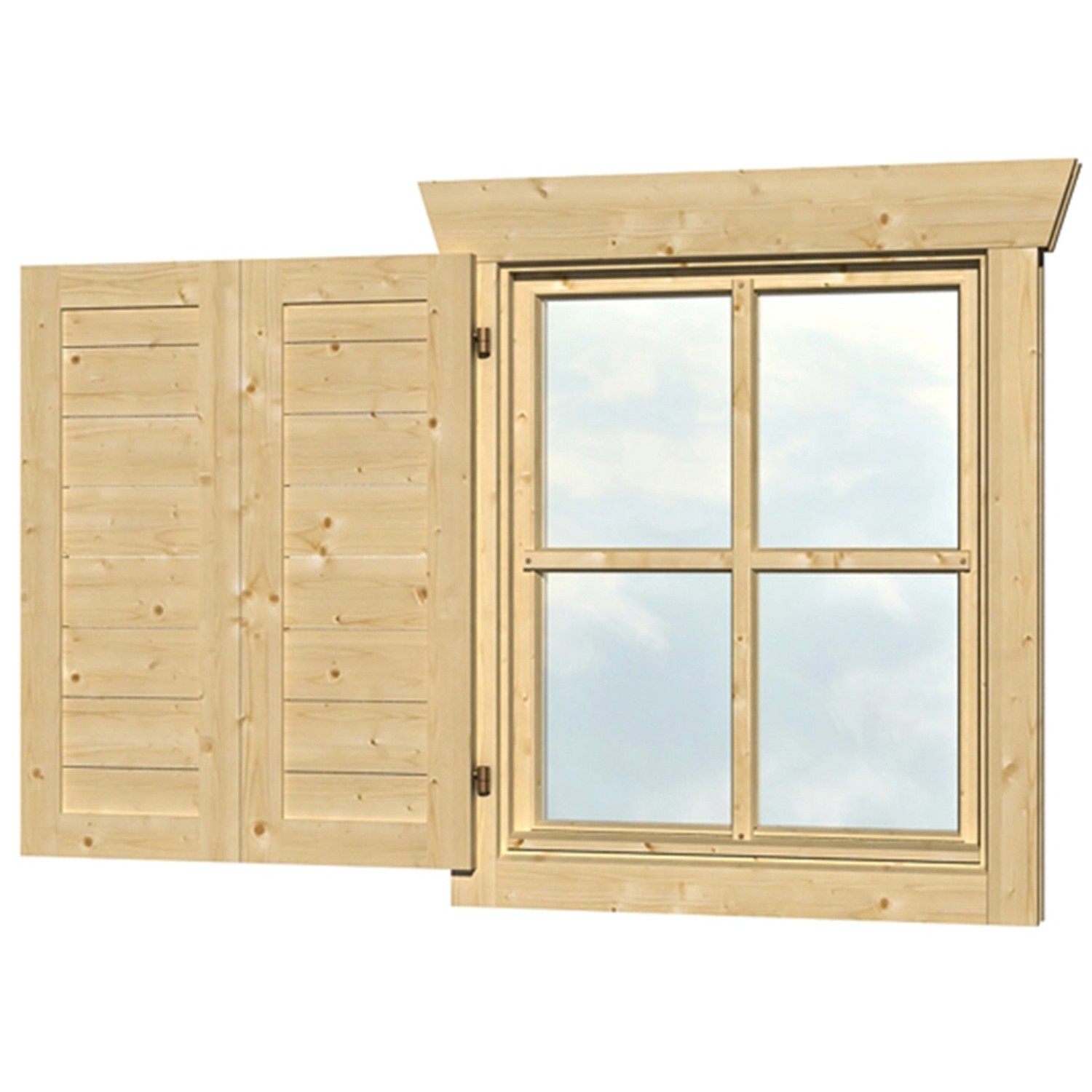 Skan Holz Fensterläden für Einzelfenster für 28-EFR(L)-03 und 45-EFR(L)-03 FSC® von Skan Holz