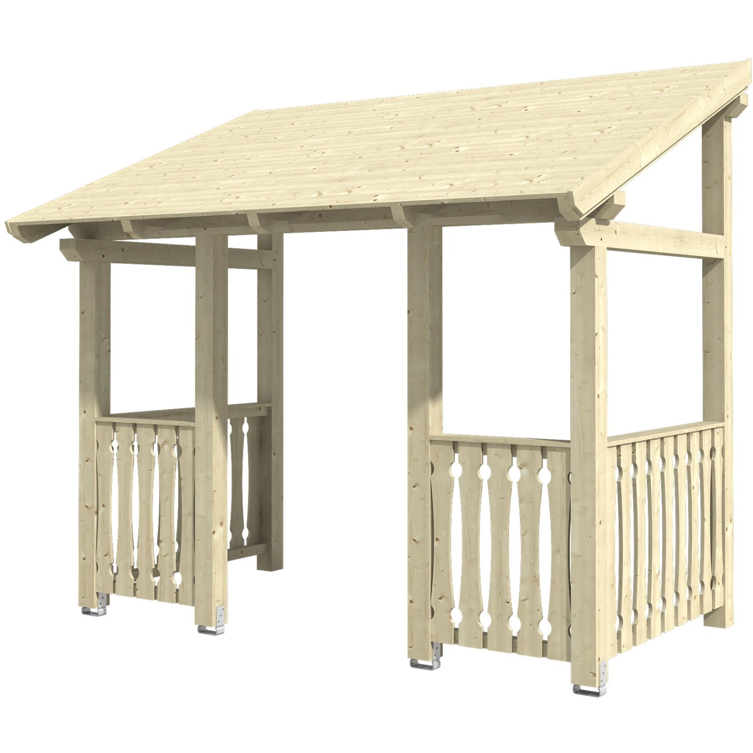 Skan Holz Haustür-Vordach Paderborn 8 Natur 336 cm x 202 cm Skan Holz Haustür-Vordach Paderborn 8 Natur 336 cm x 202 cm von Skan Holz