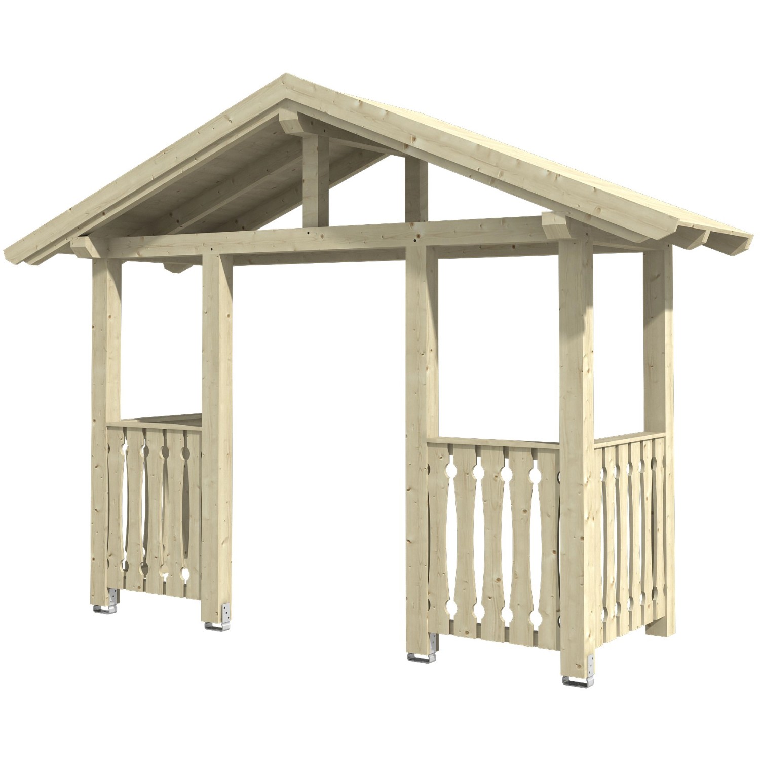 Skan Holz Haustür-Vordach Stralsund 6 Natur 360 cm x 139 cm Skan Holz Haustür-Vordach Stralsund 6 Natur 360 cm x 139 cm von Skan Holz