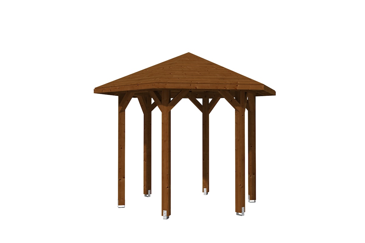 Skan Holz Pavillon Nancy-Größe 1-nussbaum von Skan Holz