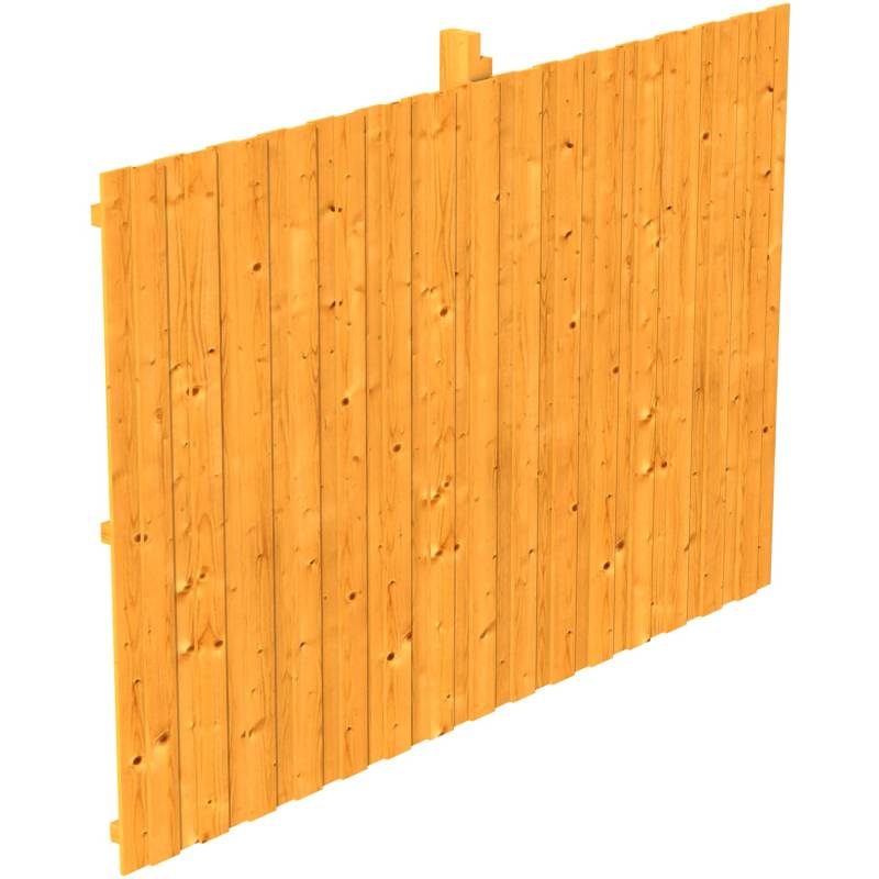 Skan Holz Rückwand Deckelschalung 341 x 220 cm Fichte Eiche hell von Skan Holz