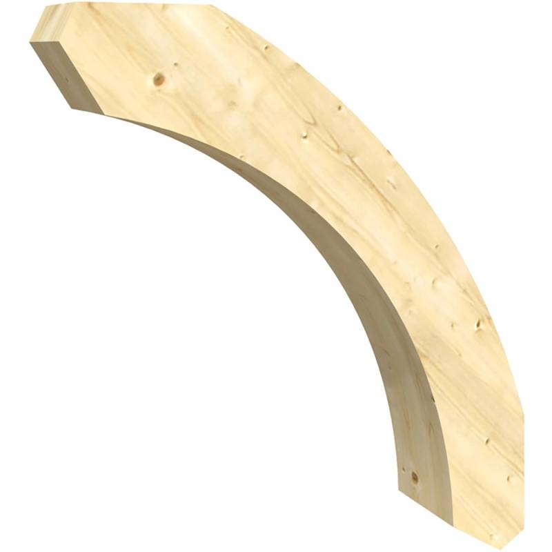 Skan Holz Rundes Kopfband 8 x 5,5 x 75 cm Weiß von Skan Holz
