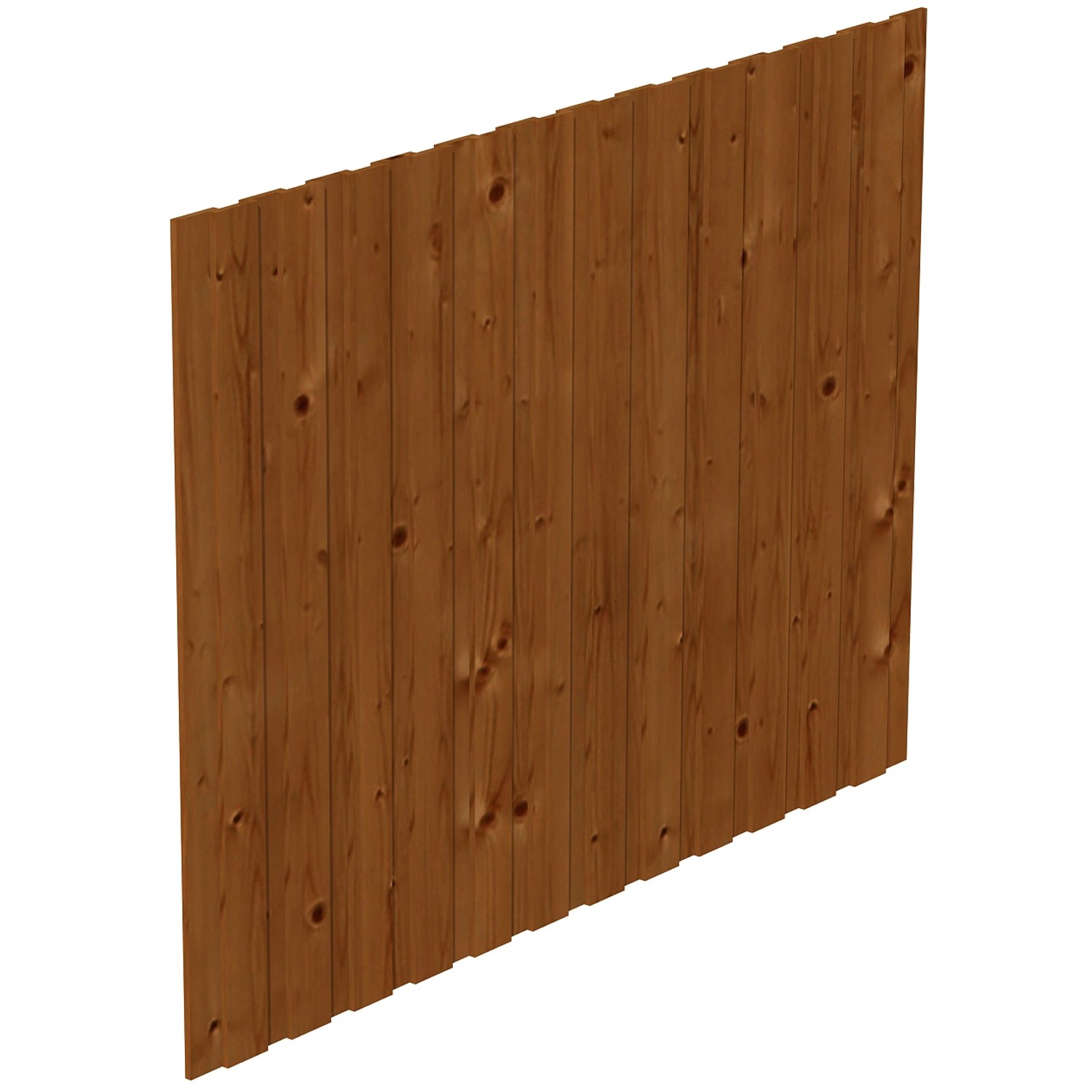 Skan Holz Seitenwand Deckelschalung 230 x 180 cm Fichte Nussbaum von Skan Holz